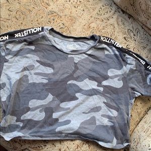 Camouflage Hollister crop top